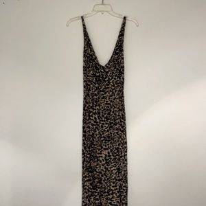 Leopard Print Maxi Dress